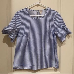 J. Crew flutter sleeve
